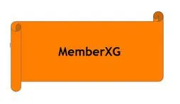 A picture of an orange background with the words " memberxg ".